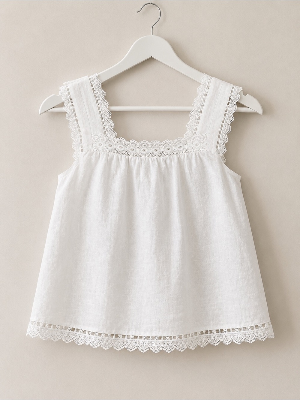 Reformation Faye Linen Top M